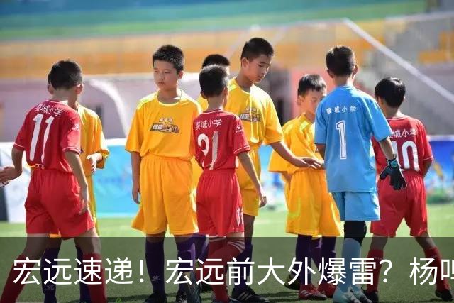 宏远速递！宏远前大外爆雷？杨鸣扎心点评扯下宏远现状，跑男在东莞聊宏远
